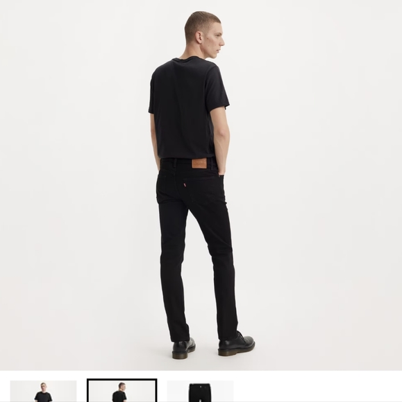 Levi's Premium Black Denim 511s W 32 L 34 - Picture 9 of 10
